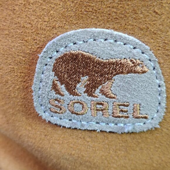 Sorel Joplin Boots Womens Size 9 Brown Leather Stitched Toe Moccasin Booties - Picture 3 of 11